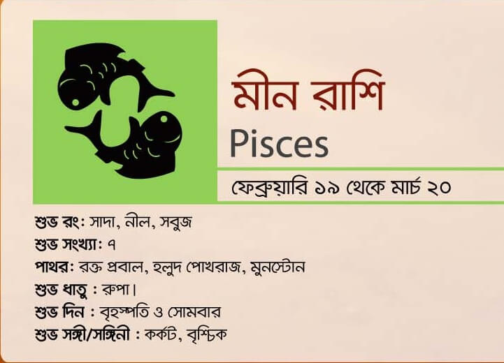 কেমন যাবে ২০১৯ > মীন রাশি