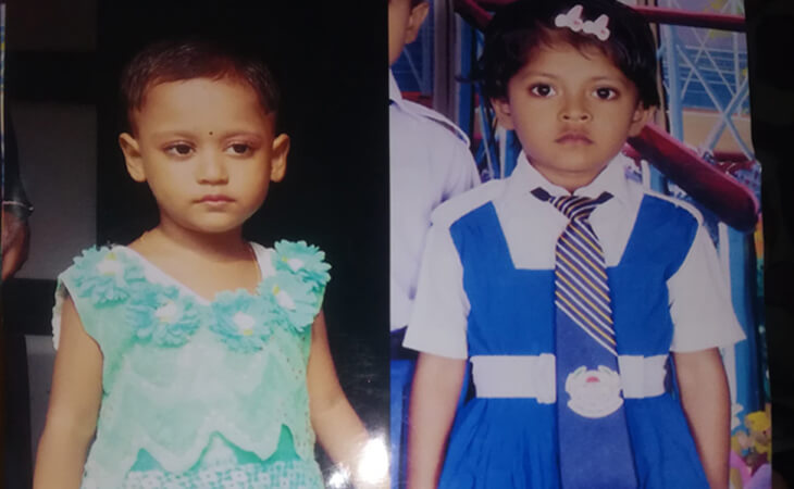 খাটের নিচে মিলল দুই শিশুর লাশ