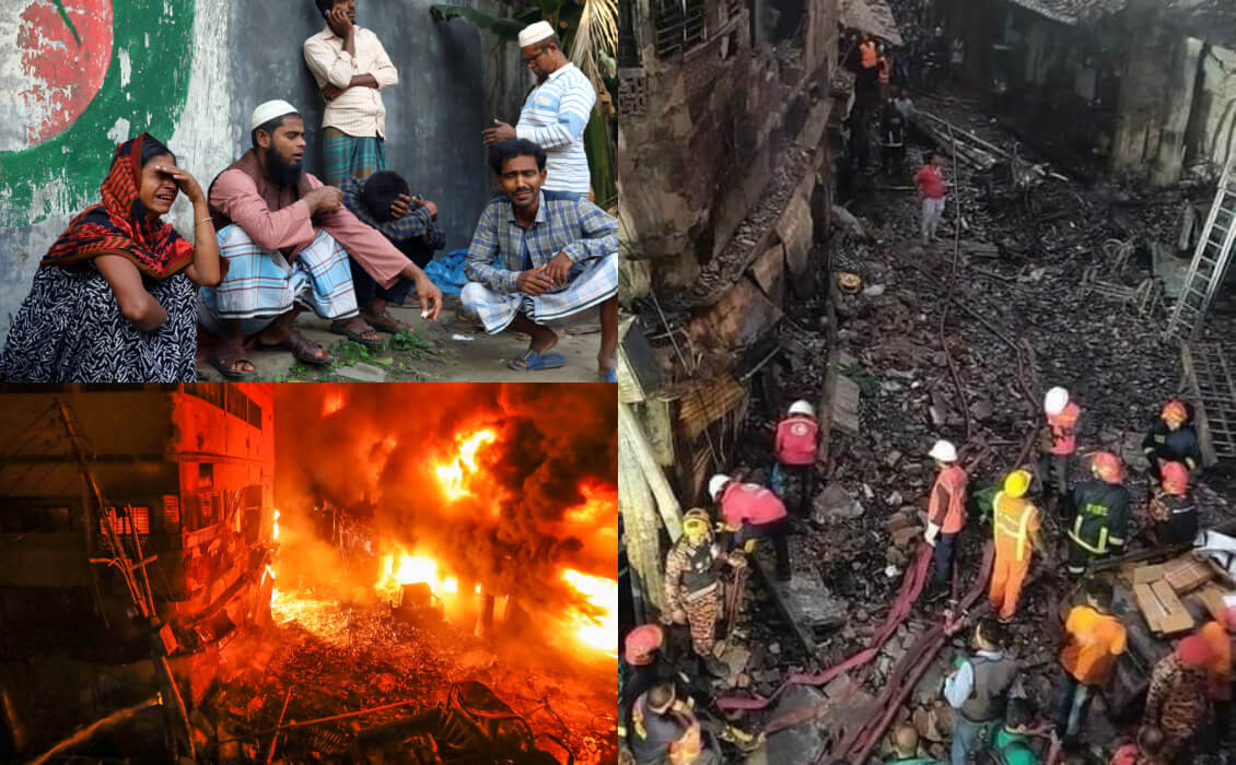চকবাজার অগ্নিকাণ্ডে নিহত ১১০ : দরিদ্রতা নয় লোভই কারণ